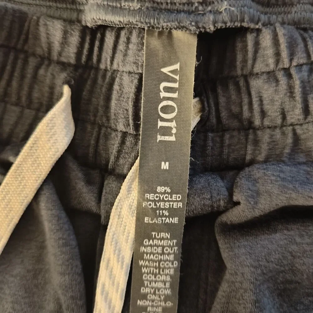 Vuori Ponto Performance Jogger Blue Heather Mens Medium V438 Sweatpants